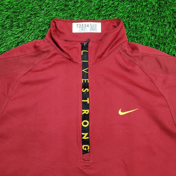 NikeFIT Pullover Jacket Large 22x26 Red - Picture 5 of 16